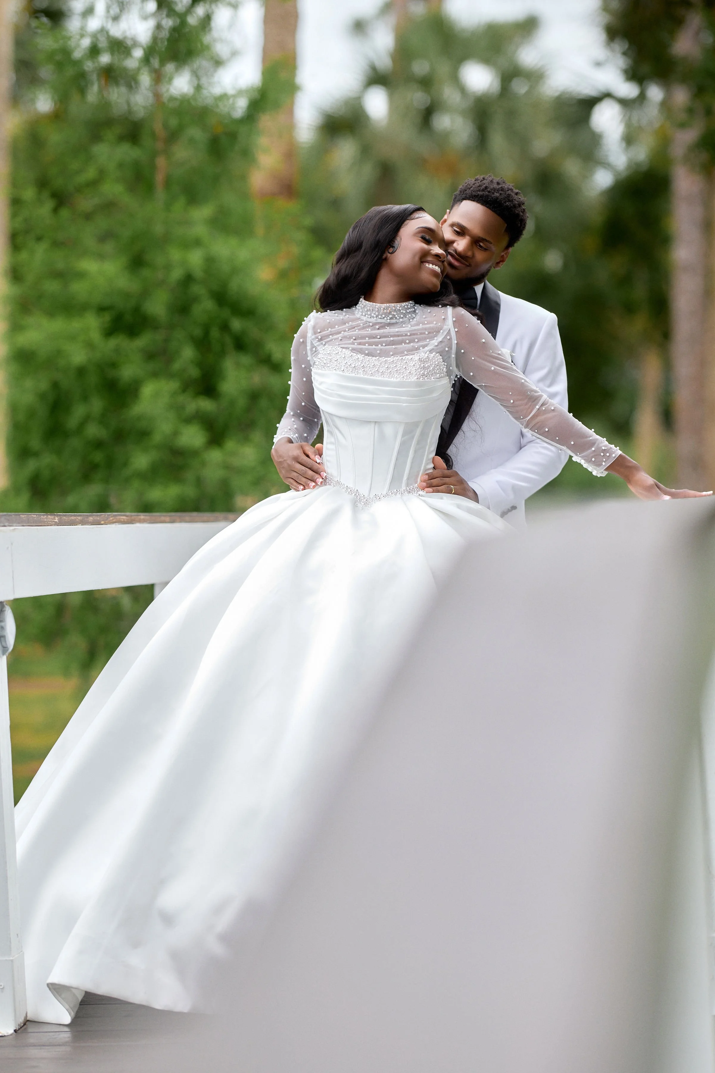 Lory and aaron’s wedding day at the rustica