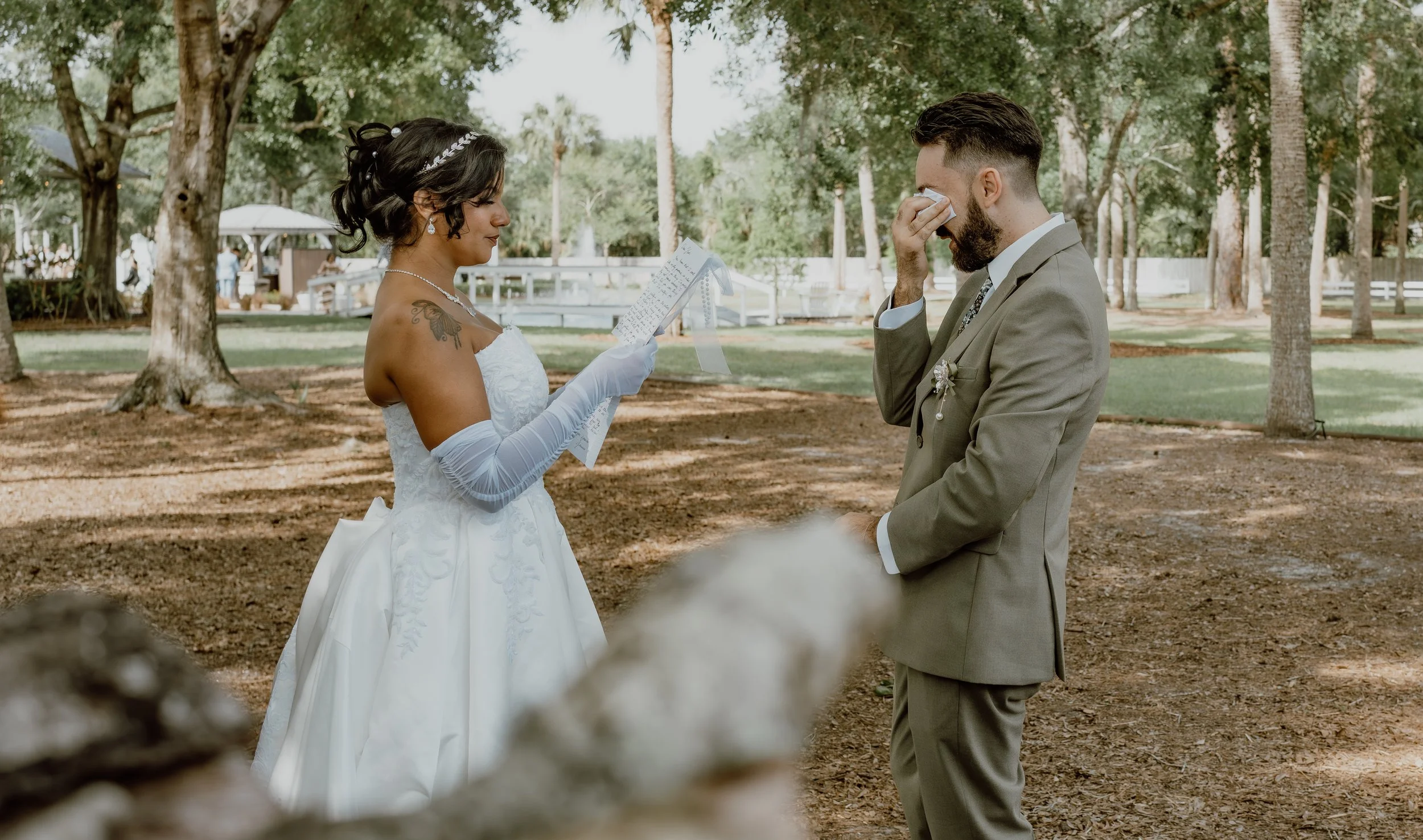 Jessica &amp; Joshua’s Elegant Florida Wedding: reception package