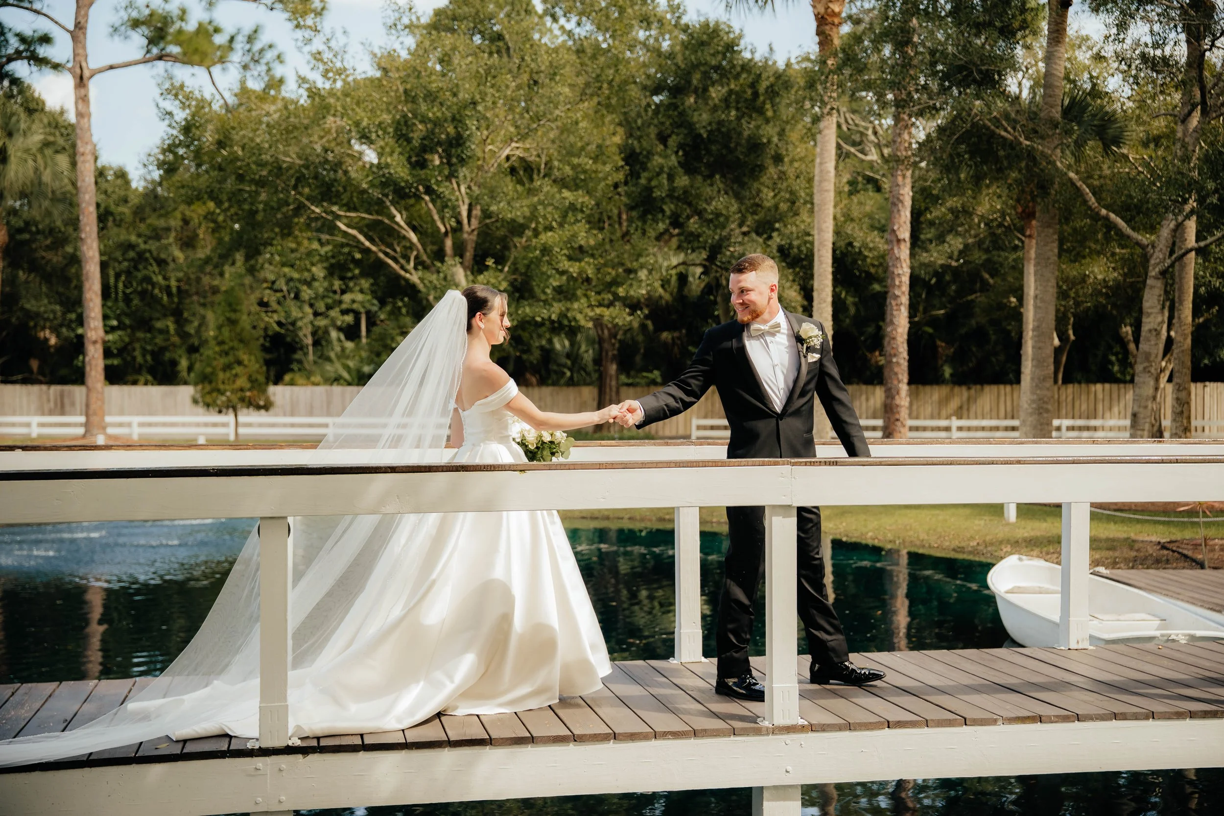 Morgan &amp; Julia’s Emerald Green October Wedding at The Rustica | A Vero Beach Destination Wedding