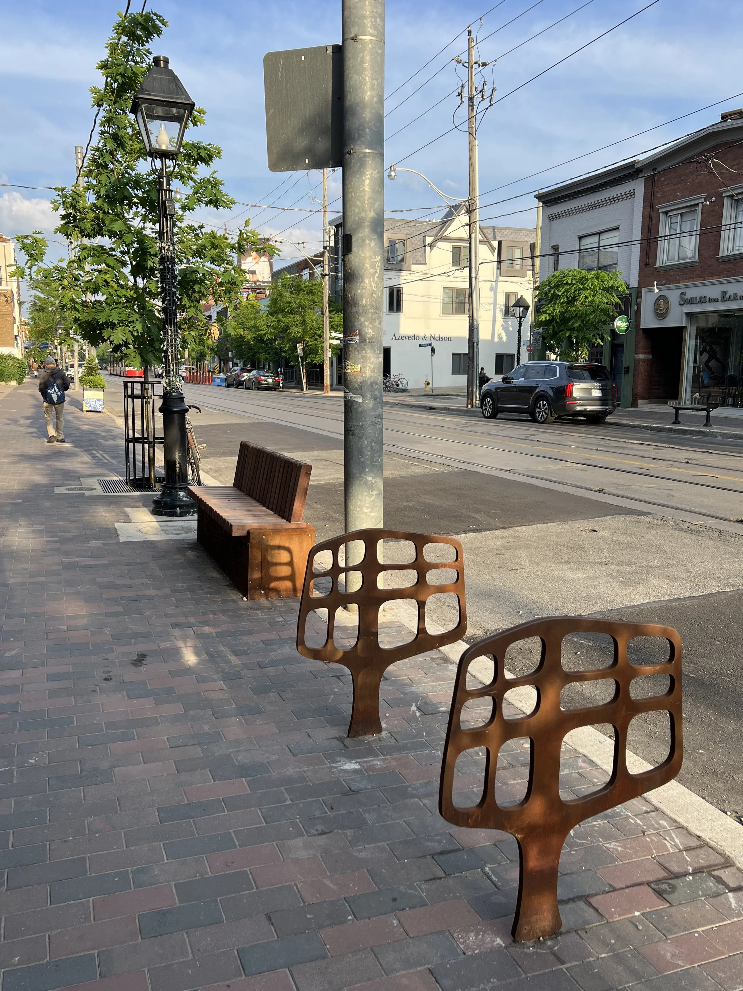 2 college bikeplants and bench.jpg