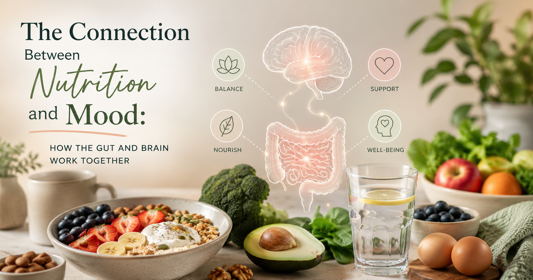 The Connection Between Nutrition and Mood: How the Gut and Brain Work Together