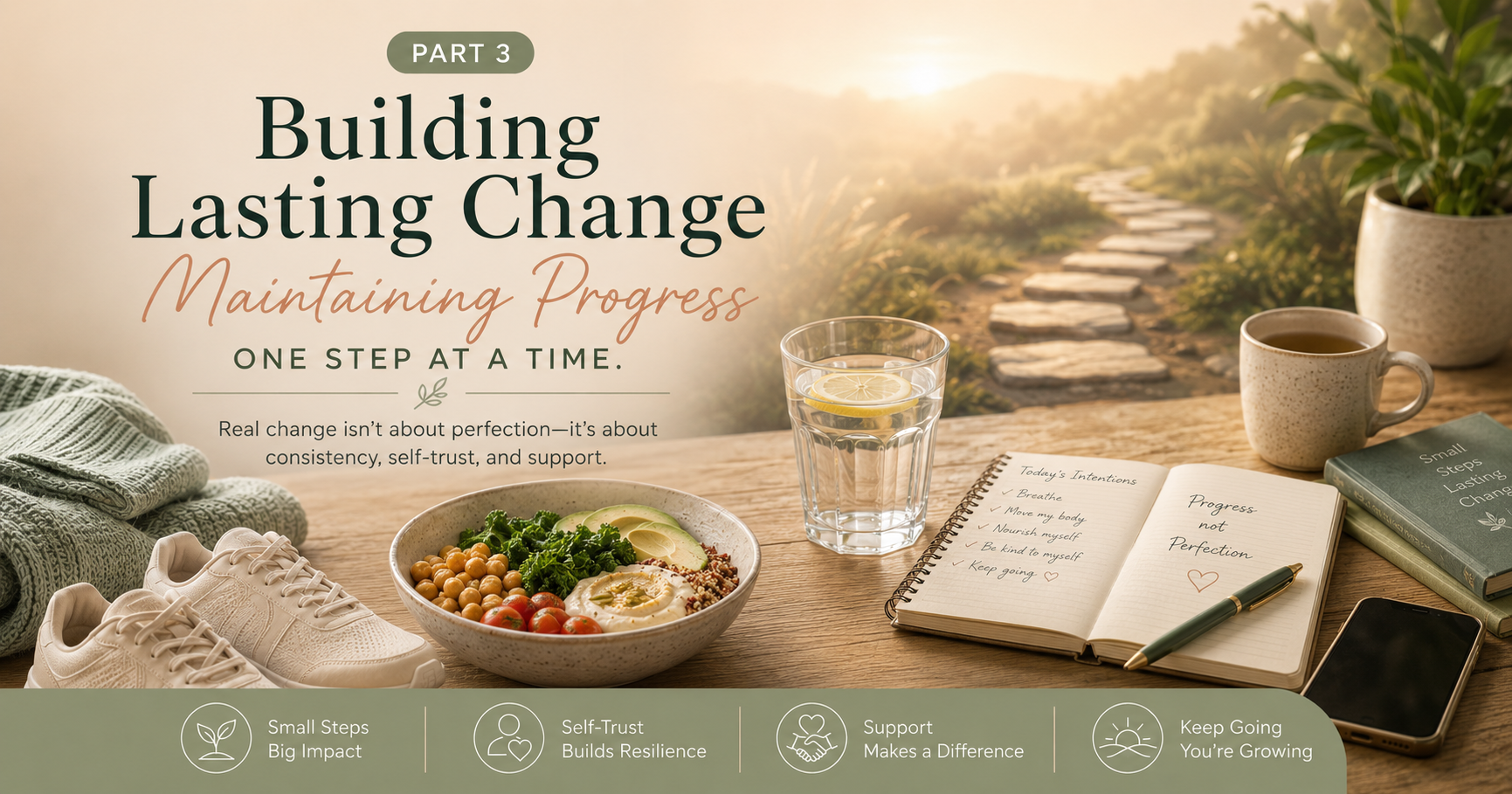 Building Lasting Change: Maintaining Progress One Step at a Time