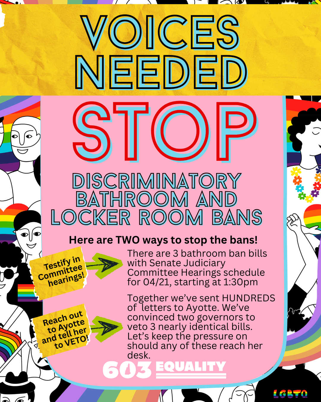 STOP the Discriminatory Bathroom and Locker Room Bans