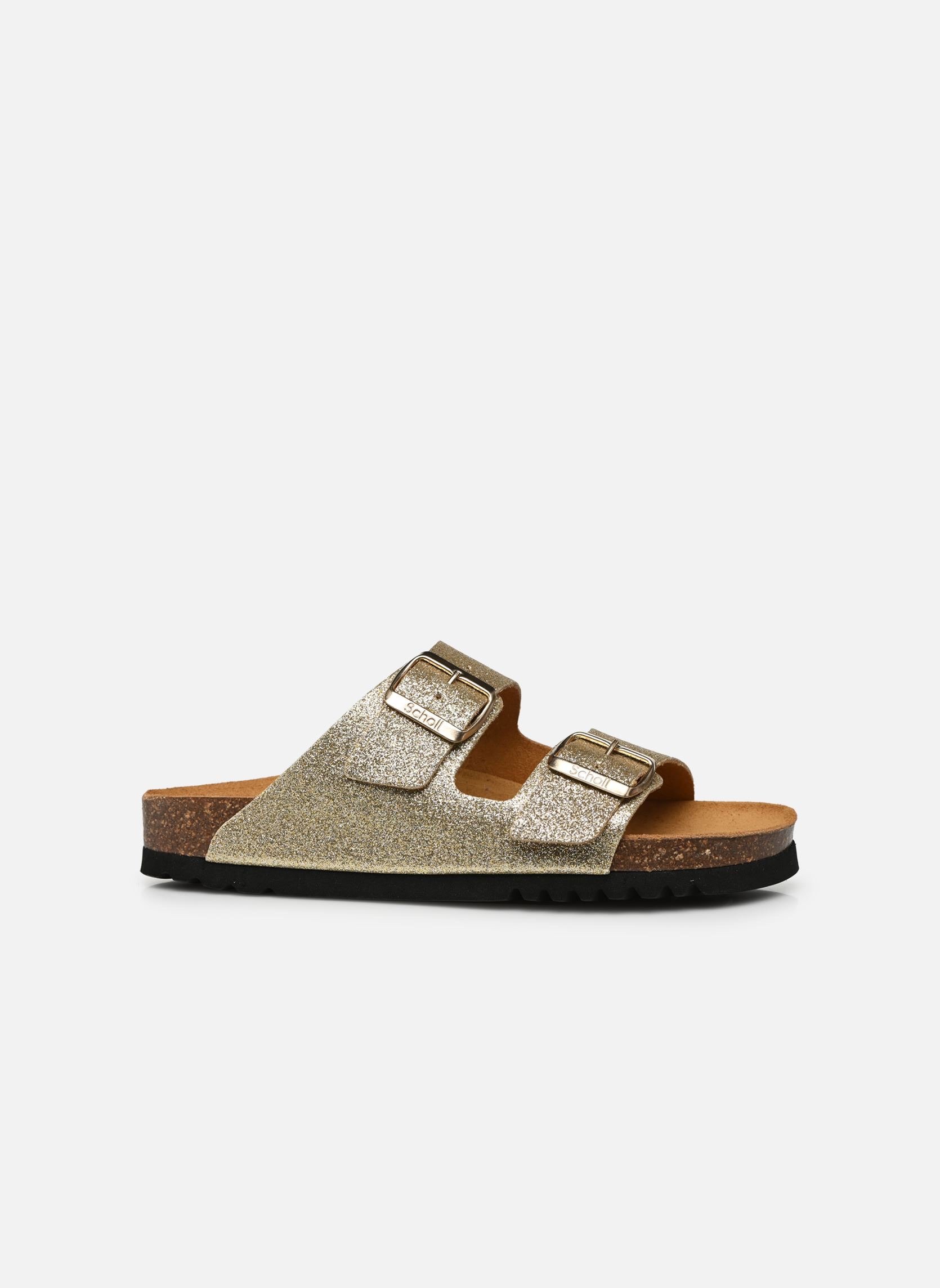 SCHOLL - MULES JOSEPHINE - OR ET BRONZE