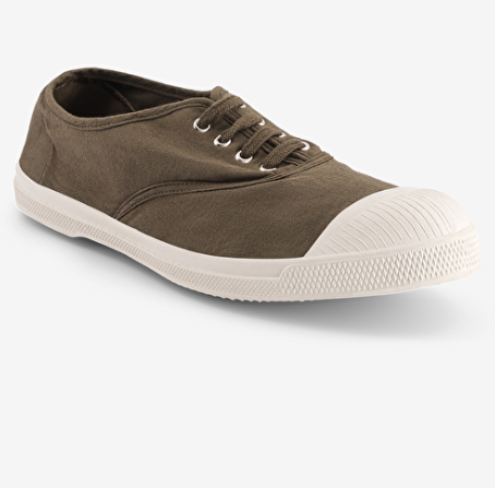 BENSIMON - TENNIS LACET - KAKI FONCE