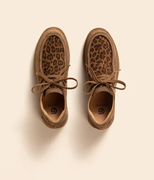 FUGITIVE - KELVINE - COGNAC LEOPARD