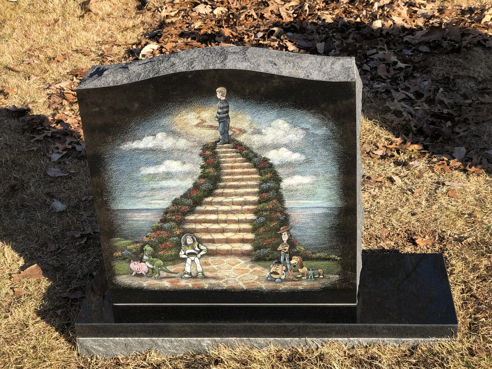 Artist Etched on Jet Black