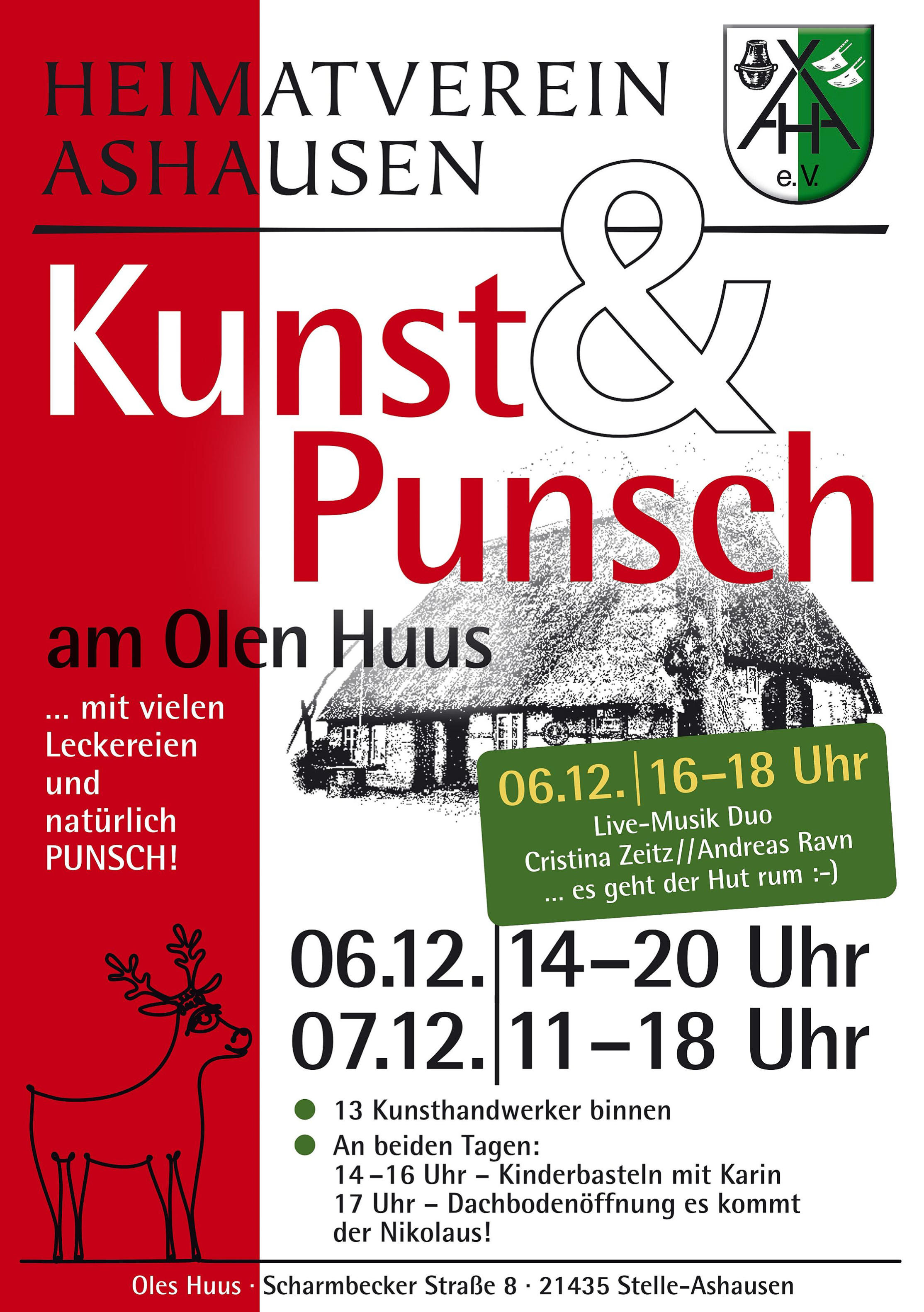 Kunst &amp; Punsch 2025 im Olen Huus