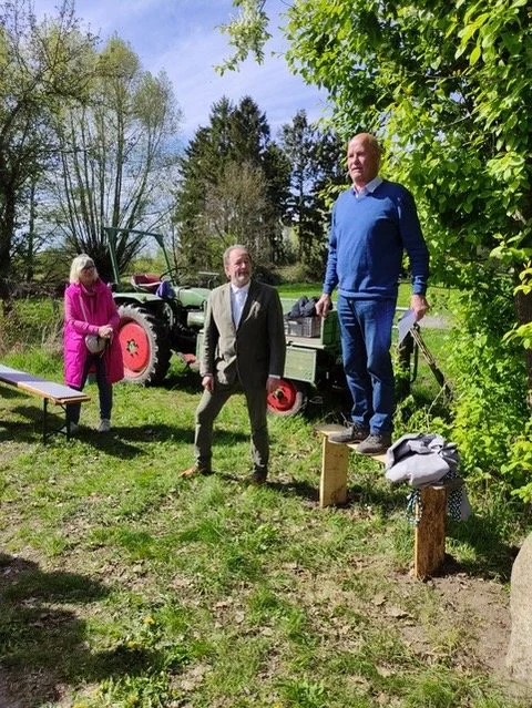 25. Flursteinsetzung für die Flur „Grevelau“.