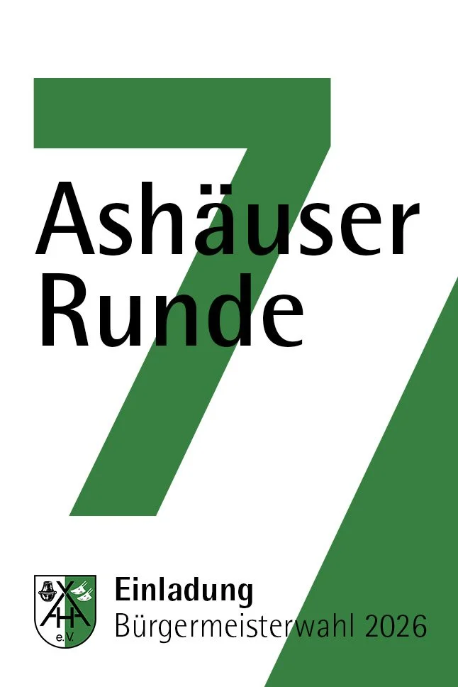Einladung zur 7. Ashäuser Runde