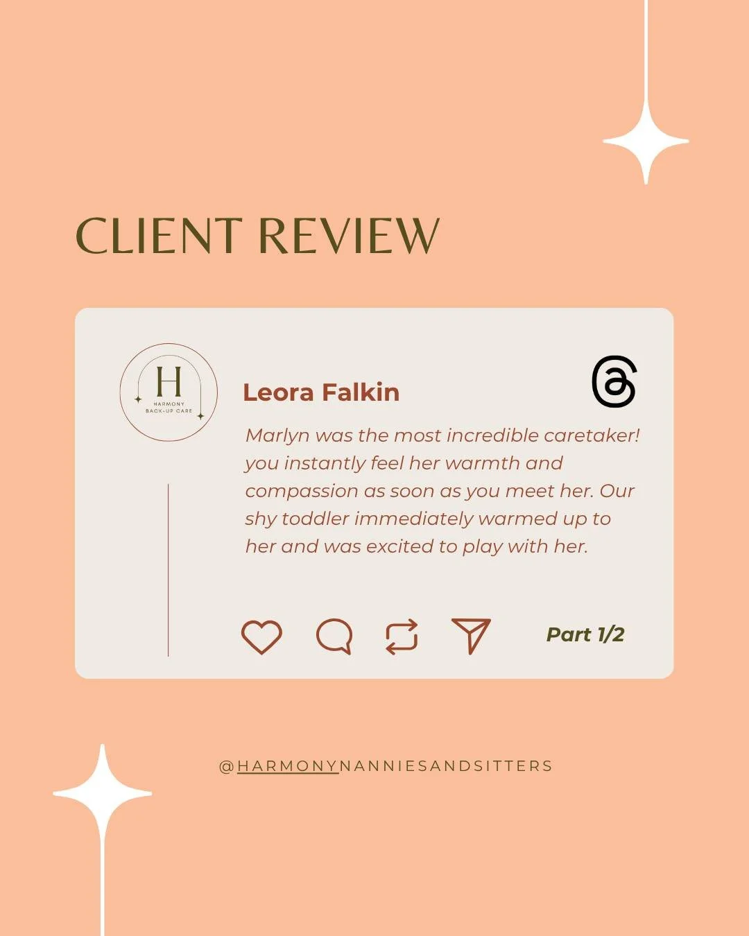 Warmth, compassion, and expertise &mdash; that&rsquo;s the magic Marlyn brings to every family she supports! 💙  Seeing kids light up around a caregiver who truly understands them is what makes early care so special. We&rsquo;re grateful to be part o