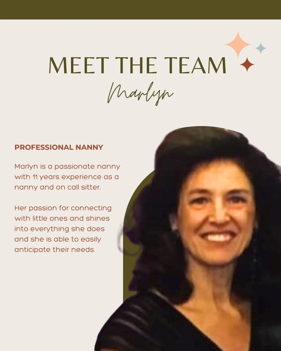 🌟 Meet The Team 🌟

Marlyn brings over a decade of experience and a lifetime of dedication to children&rsquo;s growth and well-being 🌟 From opening a child development school to creating engaging, enrichment activities, she combines creativity, fle
