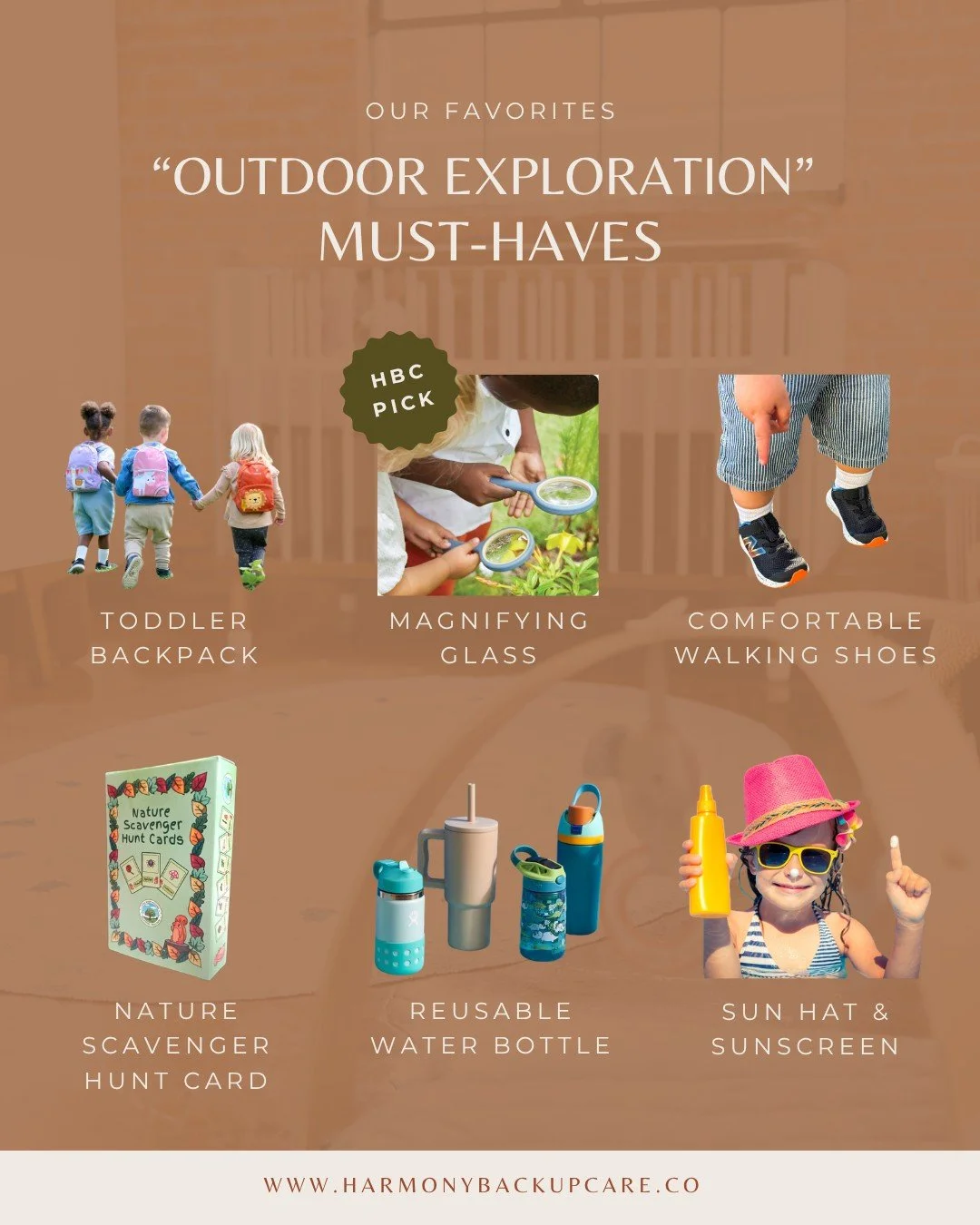 Outdoor adventures are even more fun with the right essentials 💚 A few simple must-haves can turn a regular walk into a little learning adventure&mdash;encouraging curiosity, movement, and plenty of exciting discoveries along the way. Fresh air, tin