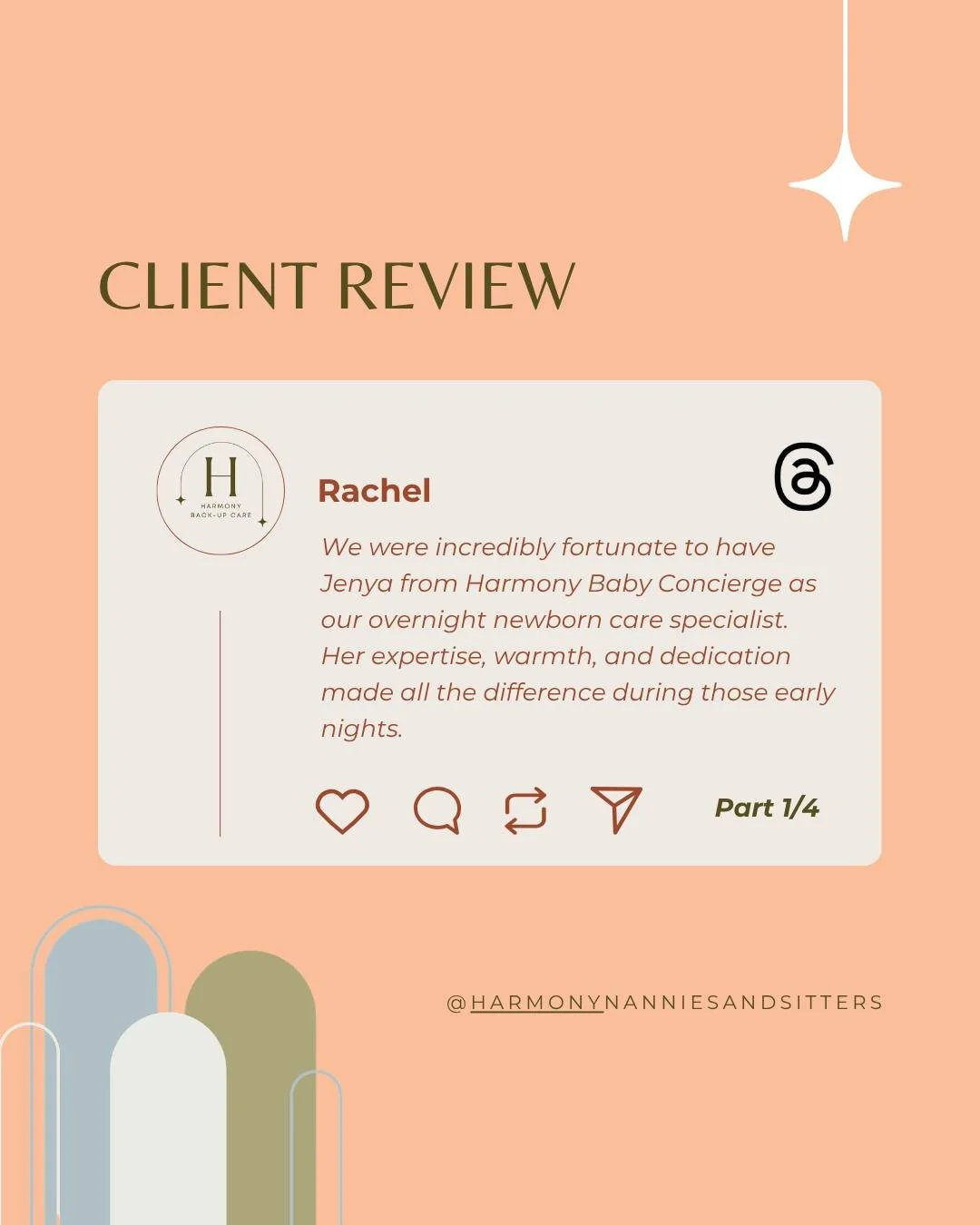 Supporting families during those early newborn days is something we care deeply about 💚 Having a trusted overnight caregiver can bring calm, rest, and reassurance when it&rsquo;s needed most. We&rsquo;re so grateful to be part of this family&rsquo;s