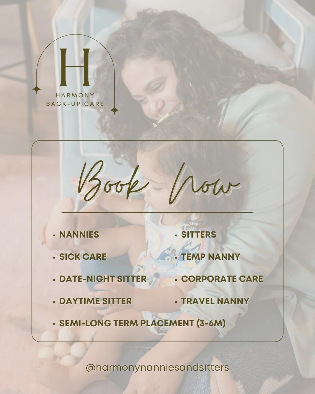 Need reliable childcare when life gets busy? We&rsquo;ve got you covered 💚 Whether it&rsquo;s a date night, sick care, daytime sitter, travel nanny, temporary nanny, or semi-long term support, our trusted caregivers are here to help families feel su