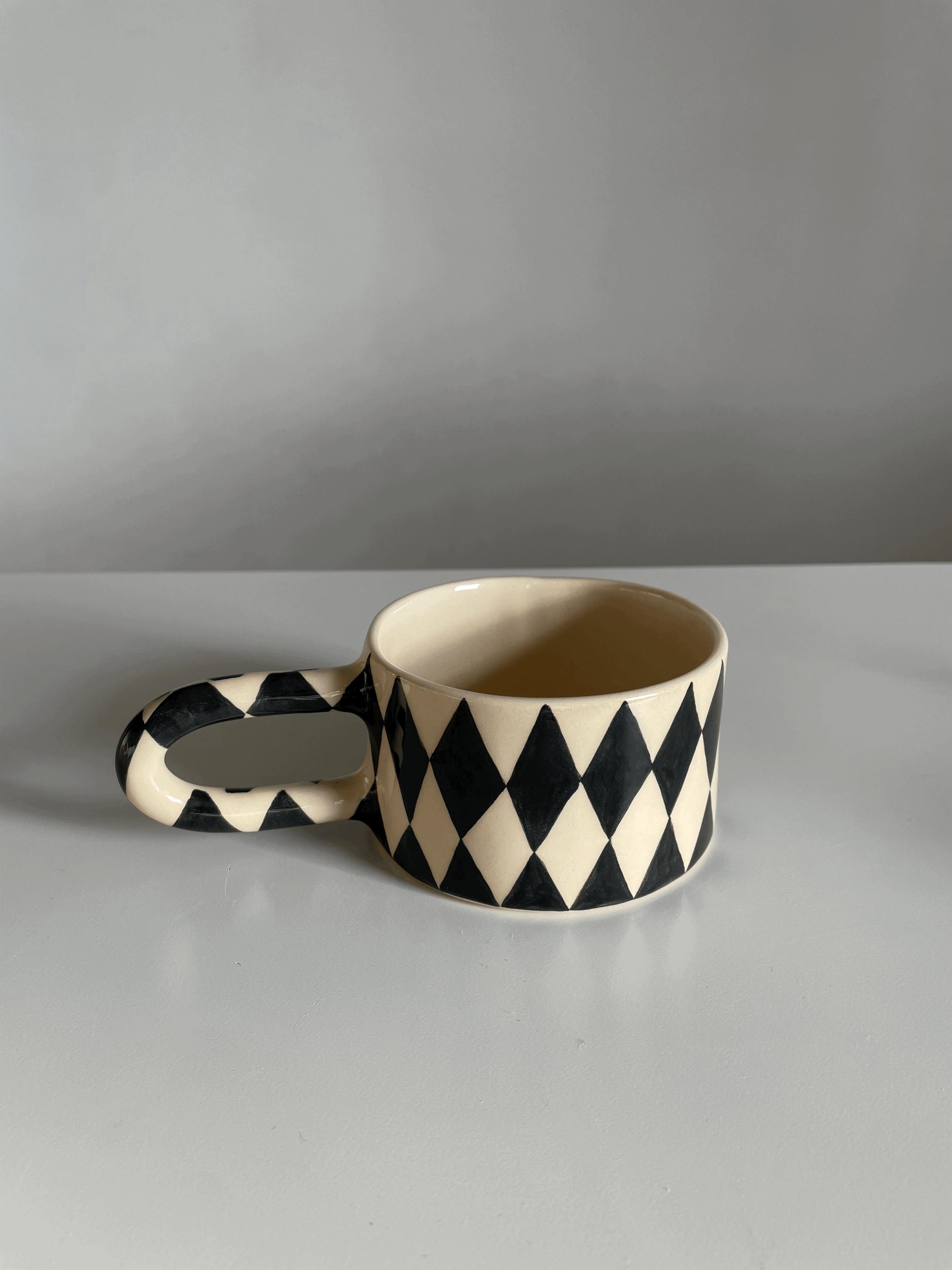 tasse basse ＊ arlequin