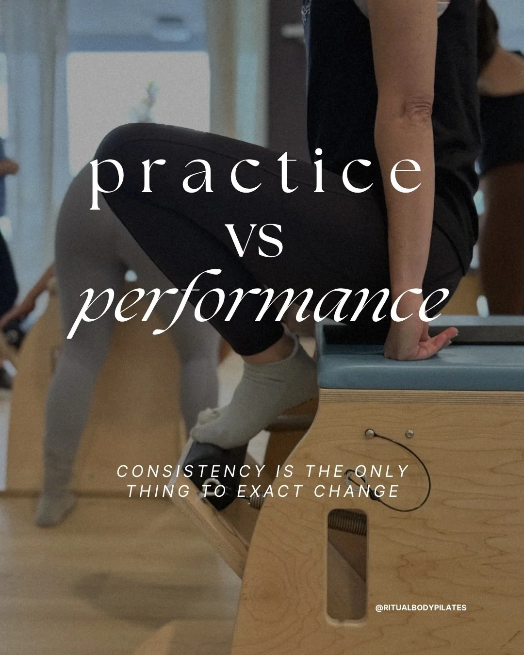 pilates doesn&rsquo;t need to compete to stay relevant.
and it doesn&rsquo;t need to look like everything else, either.

the system was built to be deepened over time, through progressions, not reinvented every class to feel &ldquo;new.&rdquo;

real 