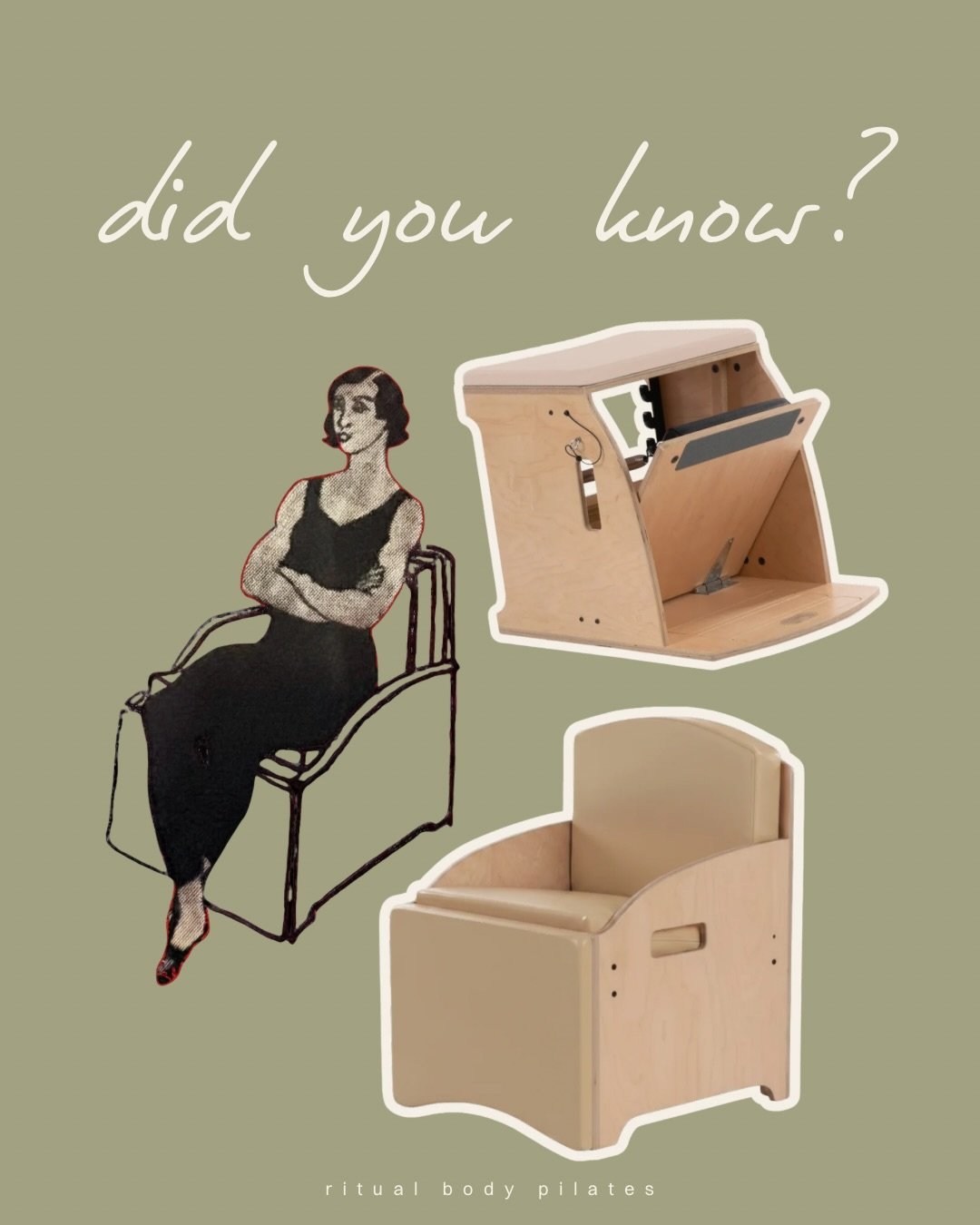 the wunda chair was originally designed to double as an actual chair when not in use.

joseph pilates intentionally created pieces that could live inside the home without taking over the space. practical, compact, functional. movement woven into ever