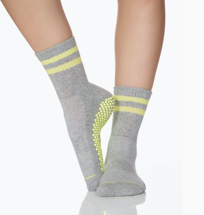 The Dad Sock - grey + neon