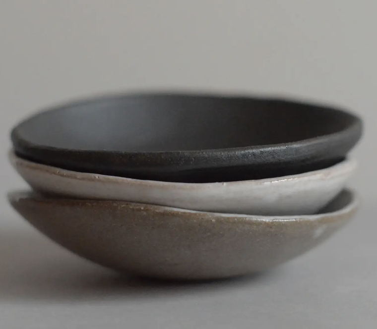 Ceramic smudging bowl ~ sand