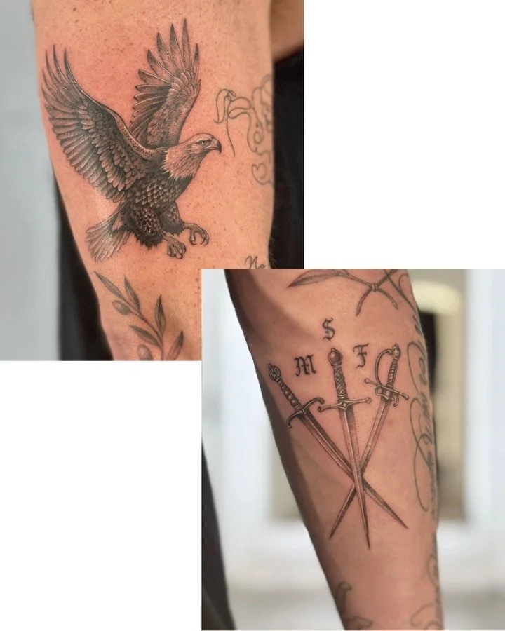 Couple additions to Myles&rsquo;s on going collection 🦅⚔️