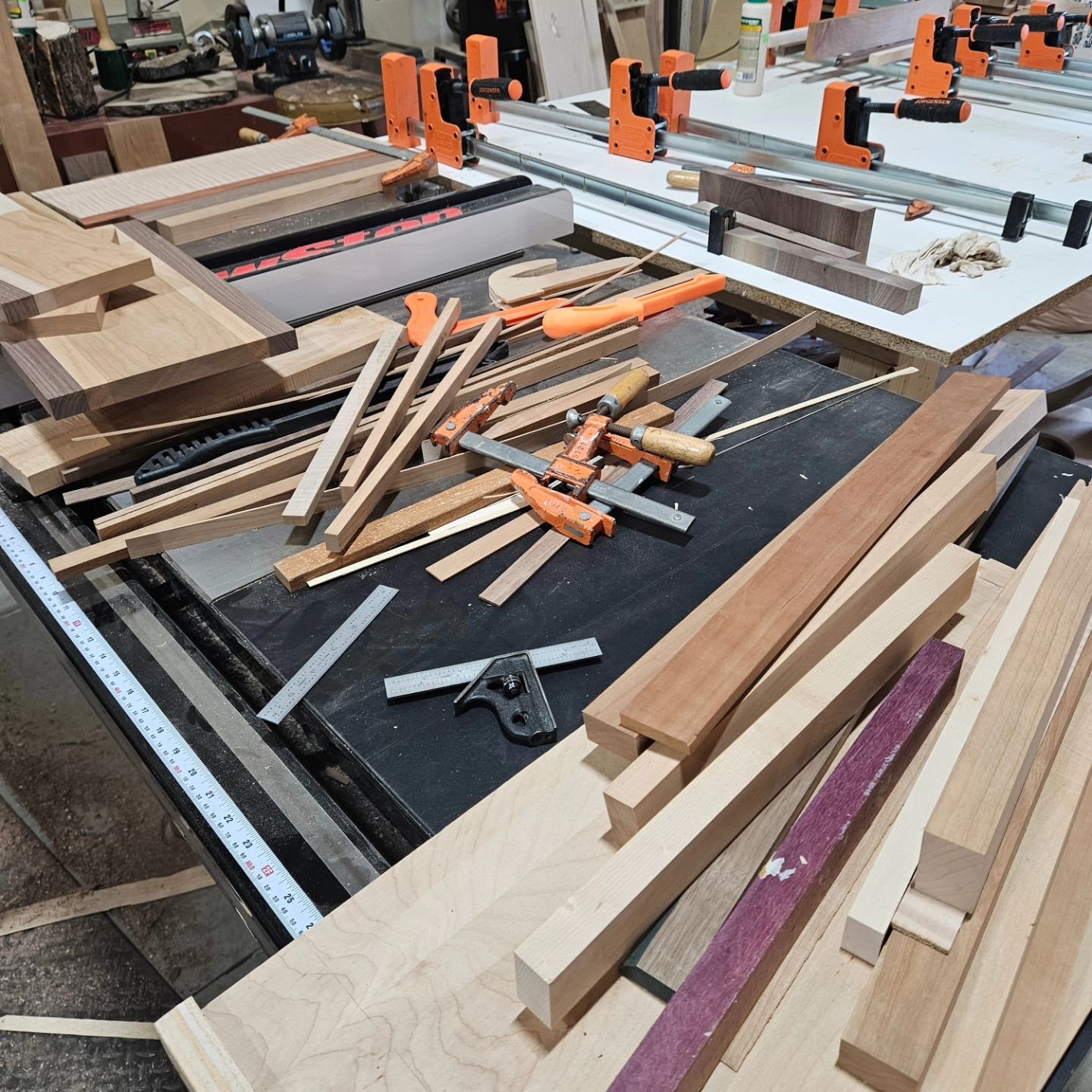 Out of the chaos comes boards! Production is in full swing for the fall season markets, staring with the Hinesburg Fall Fest this Sat. 9/21 10-2.

#vtartisan 
#vermontmade
#womenofwoodworking