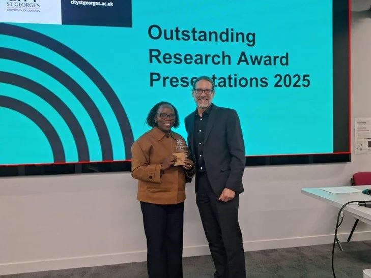 PROTECT study showcased at the Outstanding Research Award Presentations at City St George’s University