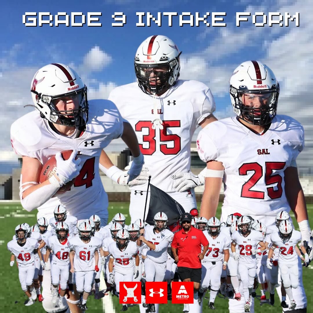 SAL Football is the place to play! Fill out the Intake Form (linked in our Bio) to learn why! #ALLIN #GoBigRed