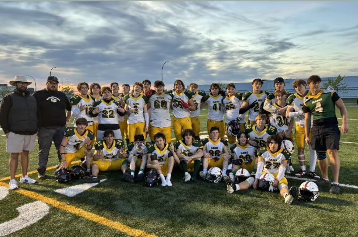 Salisbury Sabres were out in full force for the Sherwood Park Rams U19 Team. #PlantTheSword