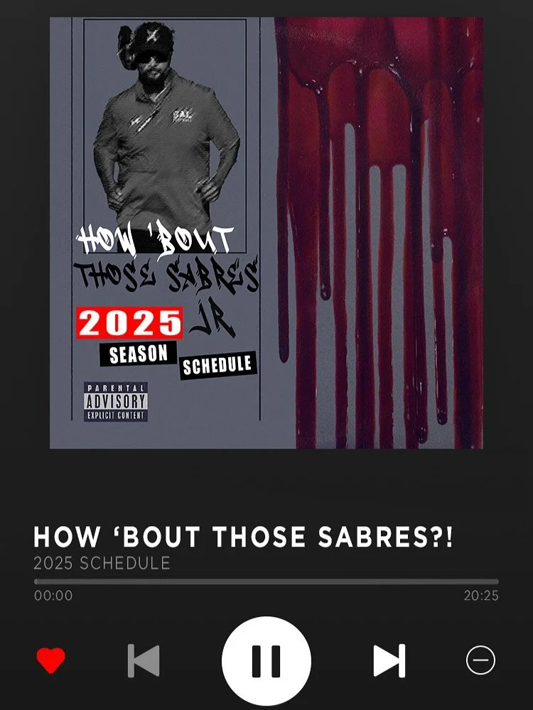 2025 Album just dropped… Junior Team comes ready to blast their beat, HOW ‘BOUT THOSE SABRES?!🔴⚔️⚫️
#SABREPRIDE🔴⚔️⚫️
#PTS⚔️
#B.O.S.S.