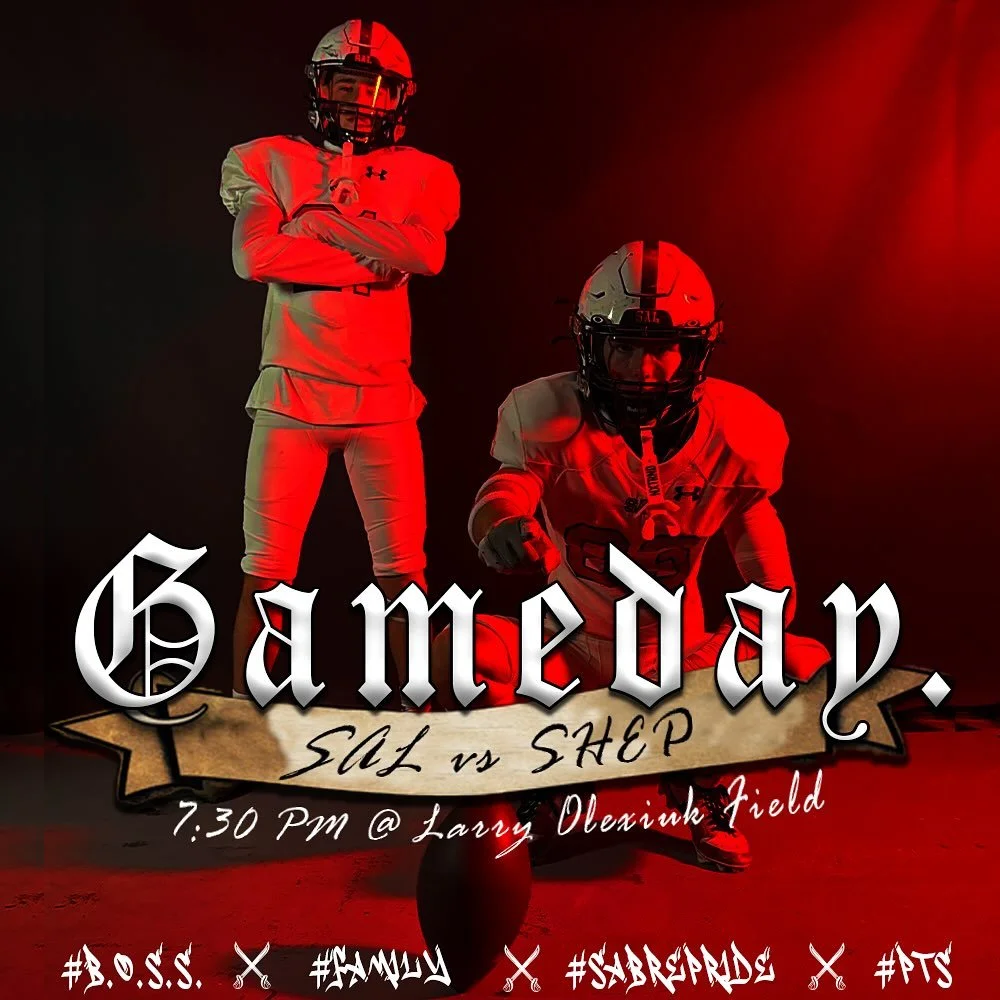 Gameday!! Ladies and Gentlemen, welcome to the 2025 campaign!!🔴⚔️⚫️
#SABREPRIDE🔴⚔️⚫️
#BOSS
#FAMILY
#PTS🗡️