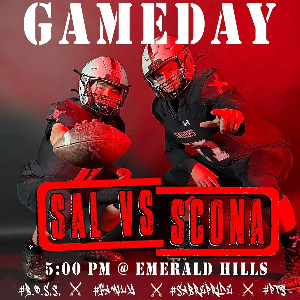 Gameday @ Emerald!!! It’s All About Family.🔴⚔️⚫️
#SABREPRIDE🔴⚔️⚫️
#BOSS
#FAMILY
#PTS🗡️