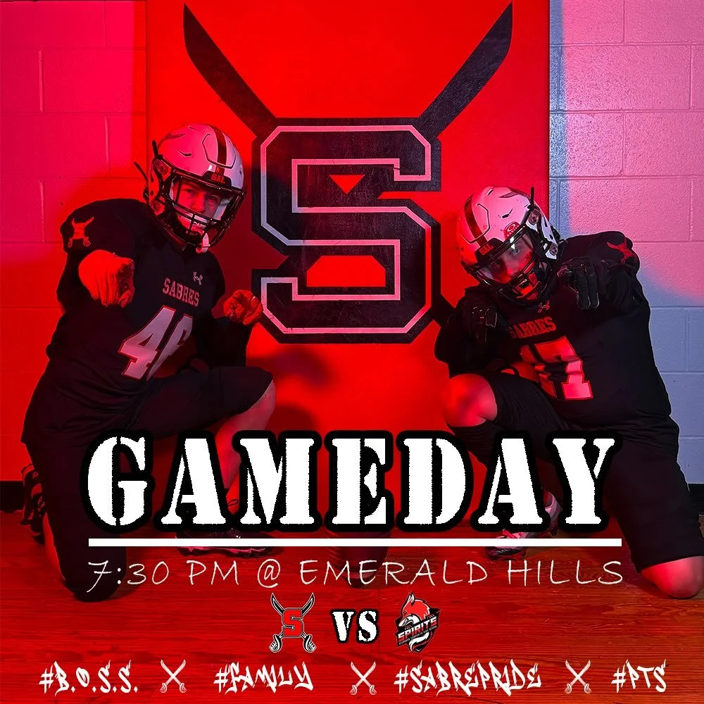 Gameday: Div. 1 Semi-Final. Survival of the fittest.

#SABREPRIDE🔴⚔️⚫️
#BOSS
#FAMILY
#PTS🗡️