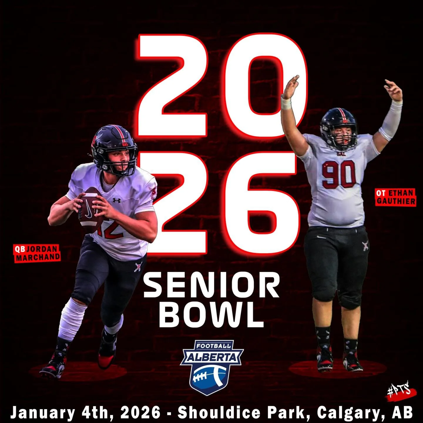 Best of luck to our guys getting the opportunity to show out at the 35th annual Football Alberta Senior Bowl tomorrow! Go be great fellas!!

#SABREPRIDE🔴⚔️⚫️
#BOSS
#ALLIN🔴⚔️⚫️
#PTS🗡️