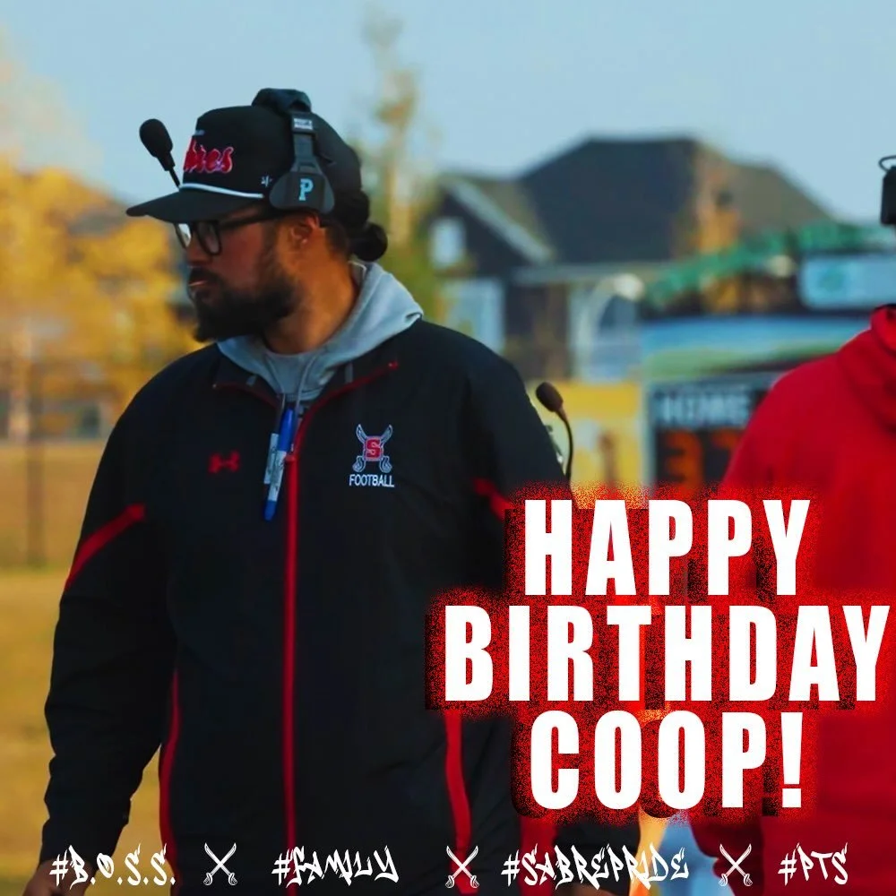 Happy Birthday to our Junior Head Coach, Coach Coop!

Thank you for all that you do!🔴⚔️⚫️

#BOSS
#FAMILY
#SABREPRIDE🔴⚔️⚫️