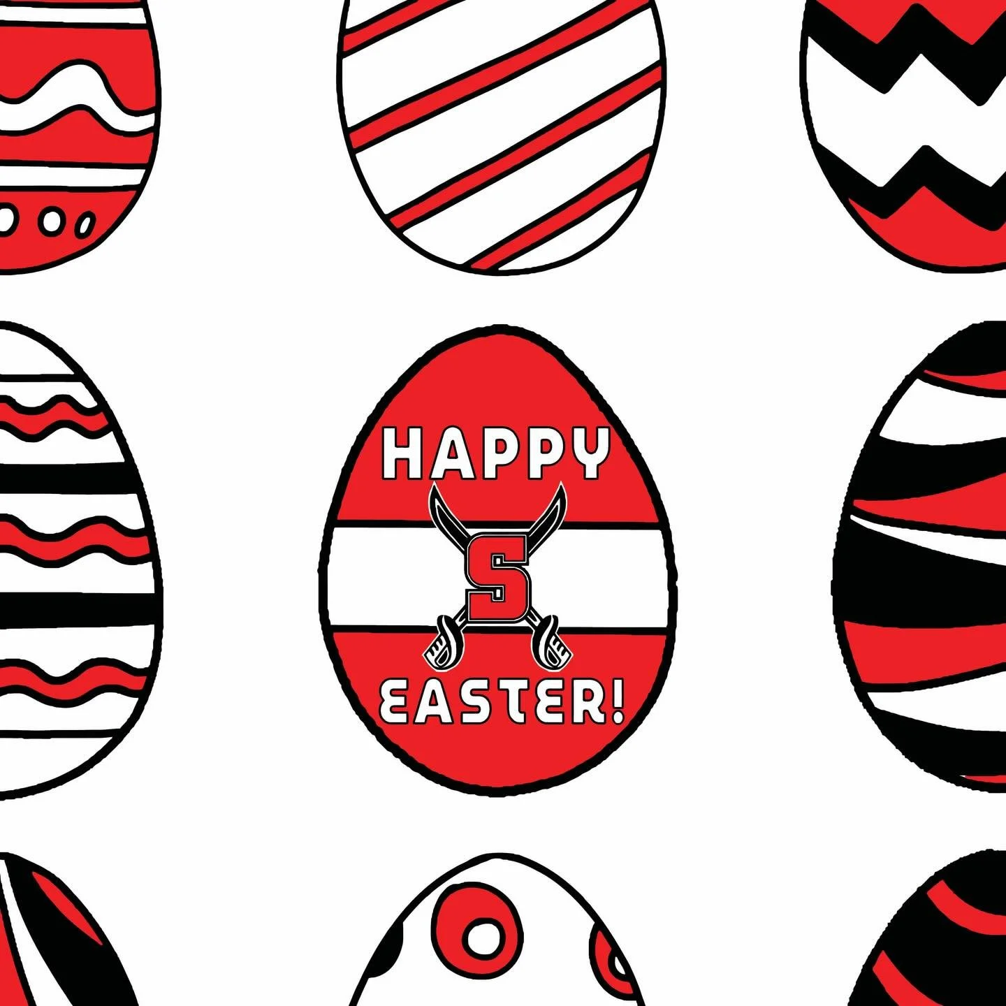 Happy Easter Sabres!

#SABREPRIDE🔴⚔️⚫️
#BOSS
#FAMILY