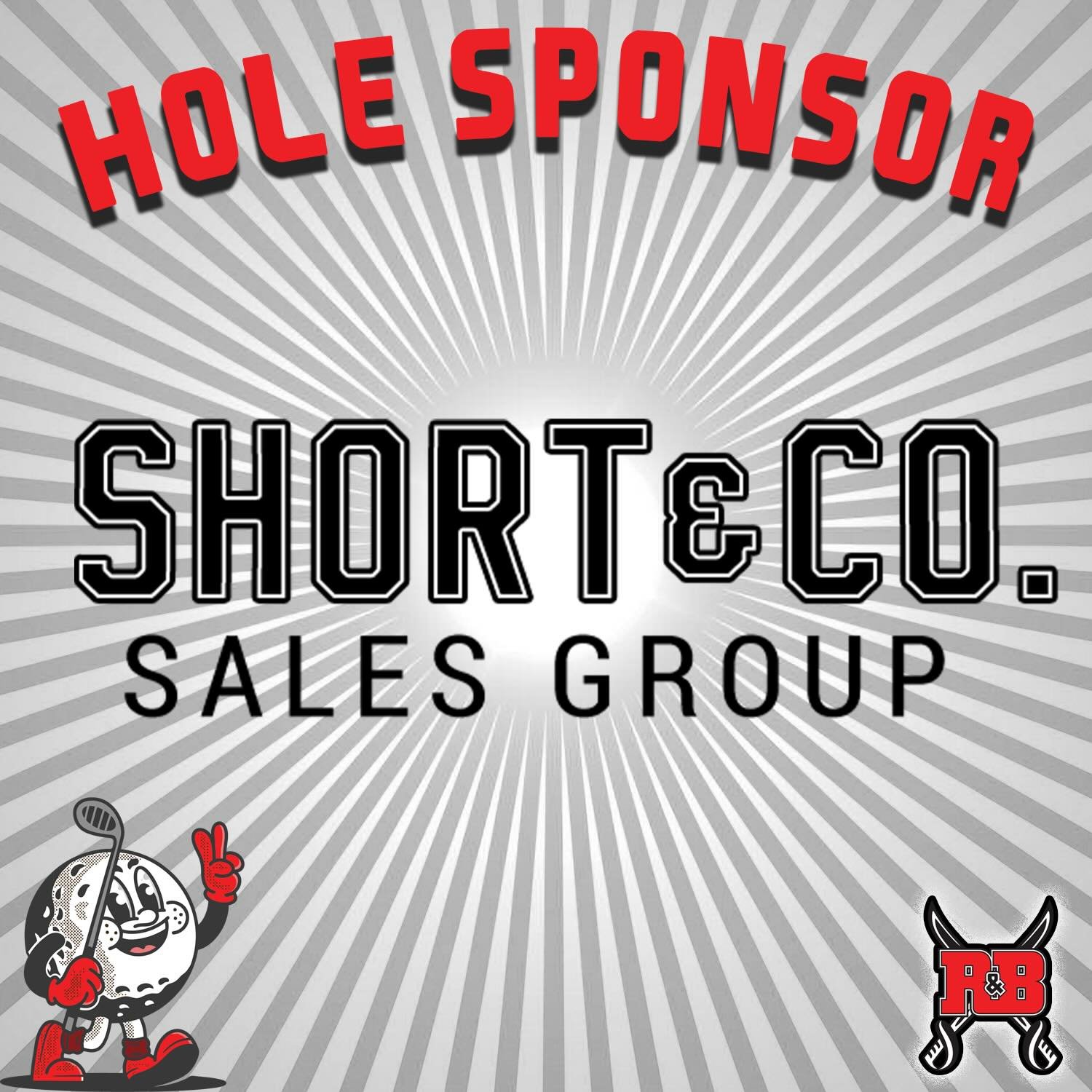 A massive thank you to Kirby Short with Short &amp; Co. Sales Group for their Hole Sponsorship at our Red &amp; Black Bursary Golf Tournament! Kirby and his company provide all of your sports merchandising needs, working with major leagues around Nor