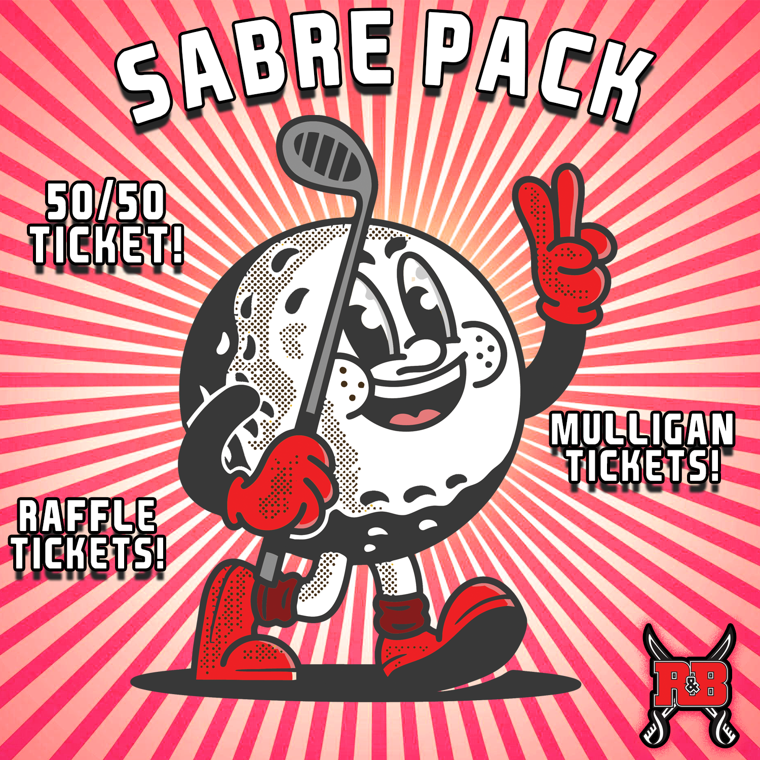 Sabre Pack (50/50-Mulligan-Raffle) Tickets (Click For Details)