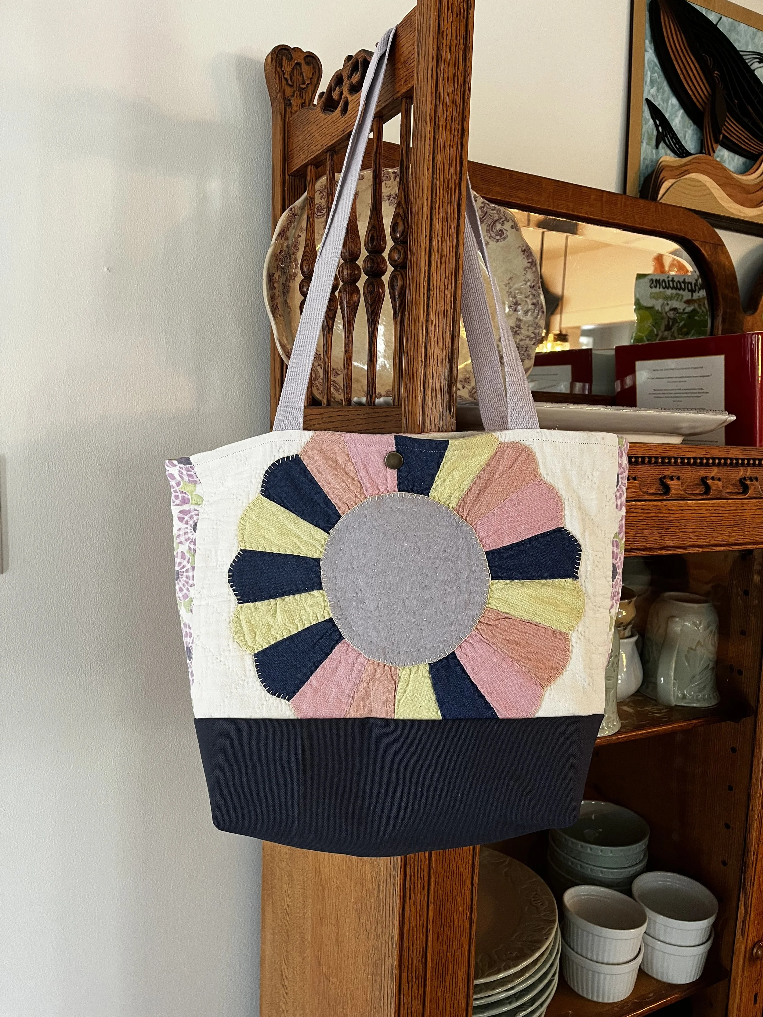 Tote Bag- Dresden Plate