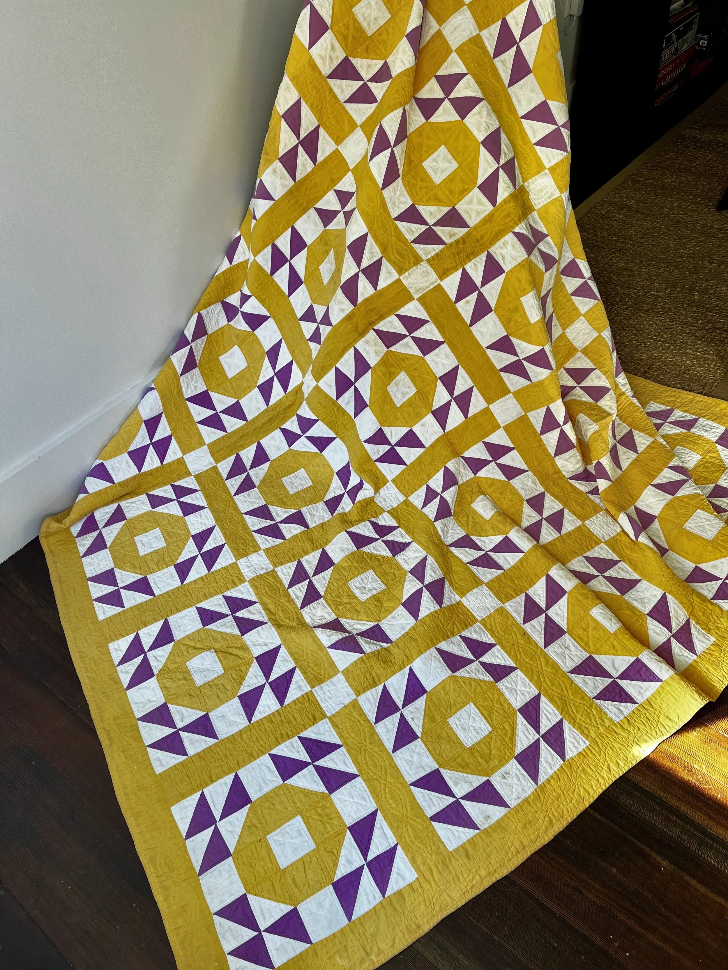 Vintage Goose on the Pond Quilt