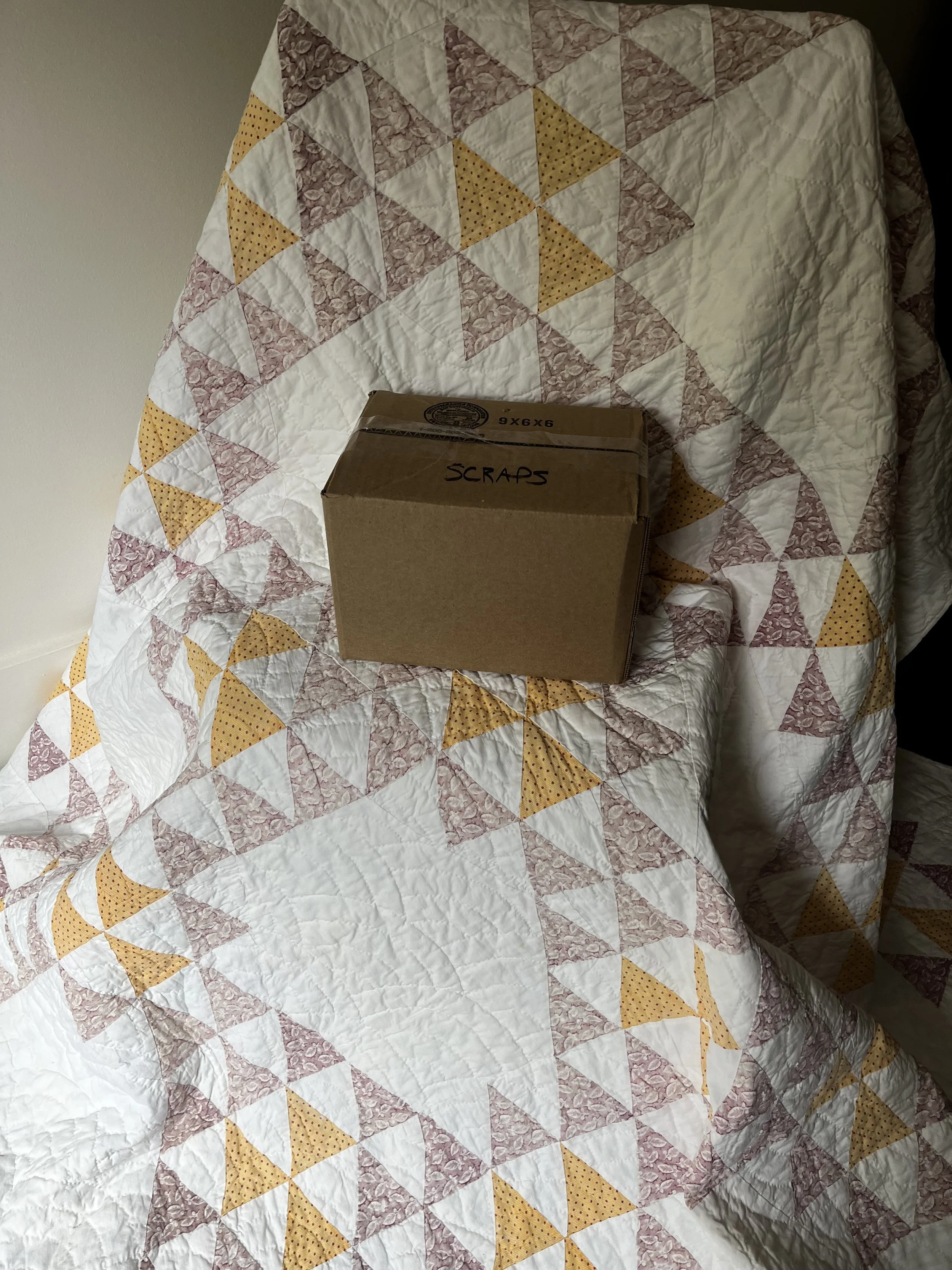 Mystery Quilt Scrap Box A
