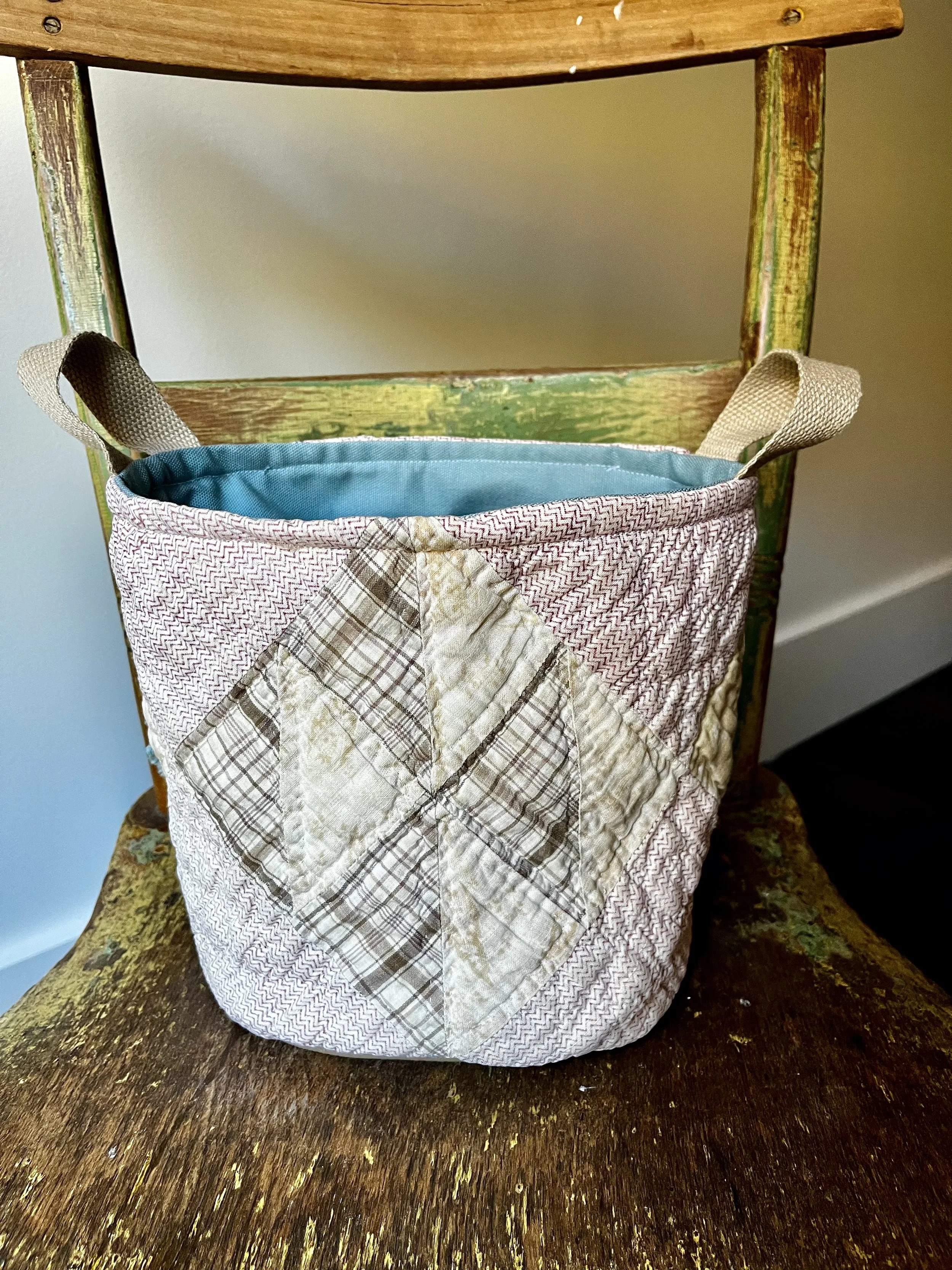 Antique Quilt Basket