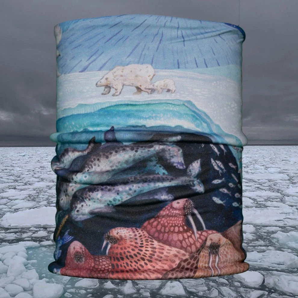 Arctic Wild neck gaiter for Shop Ourea 