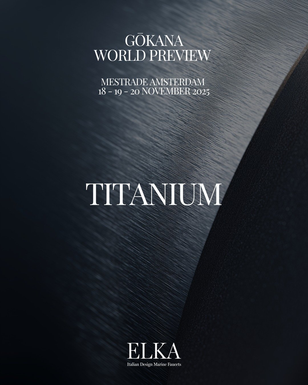 Titanium is not just a material.
It&rsquo;s a statement of strength, purity and precision.

At METSTRADE 2025, ELKA presents its own interpretation:
Titanium, reimagined for marine design.

📍 Hall 1 &ndash; Stand 01.322 | RAI Amsterdam

#ELKADesign 
