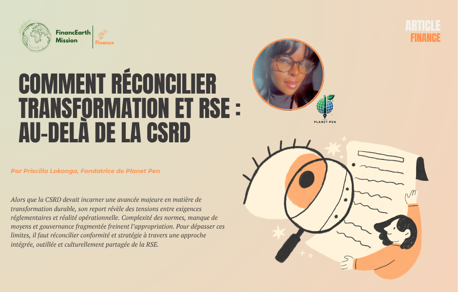 Comment Réconcilier transformation et RSE : au-delà de la CSRD