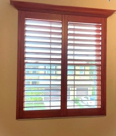 2 panel shutter with clearview and crown paneling on top.jpg