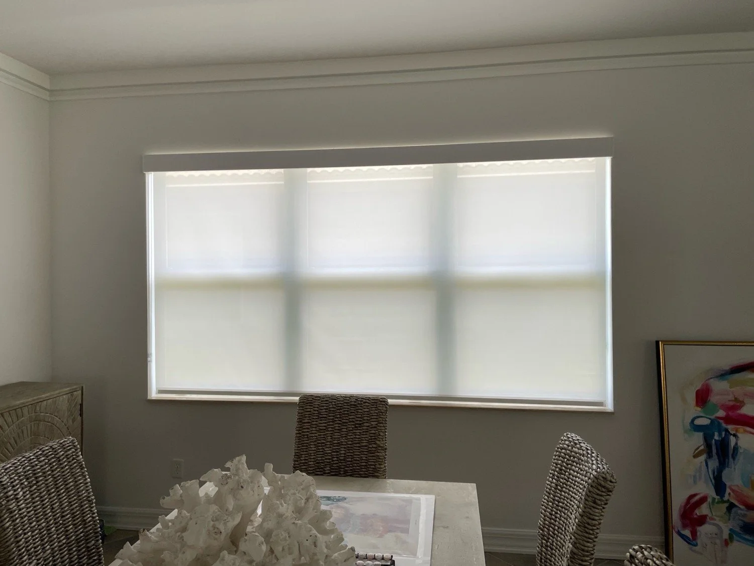 5 in White Metal Valance 3% Chalk Dining Room 5774.jpg
