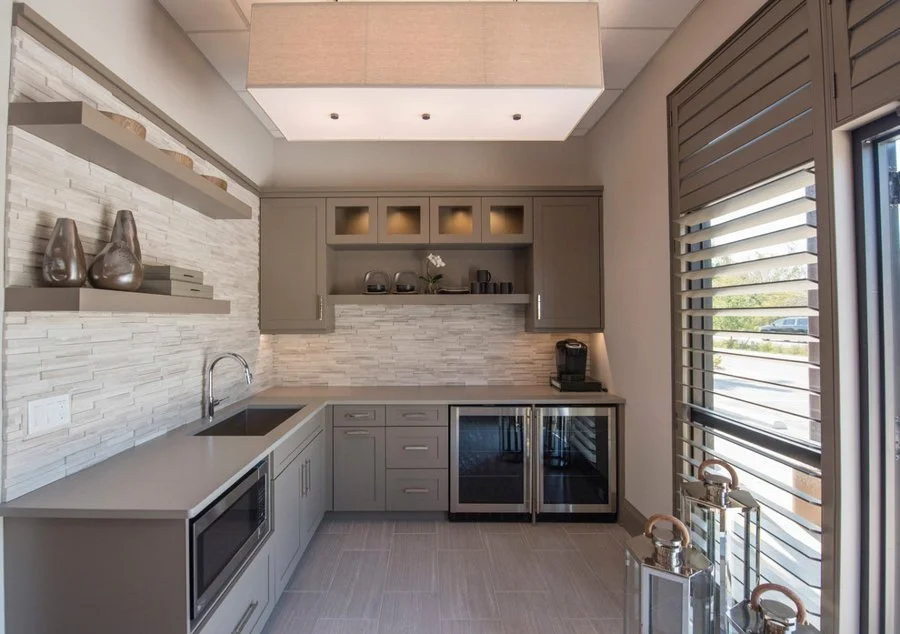 Clearview Kitchen Space 1 Panel Gray Shutters 3.5 Louvers.jpg