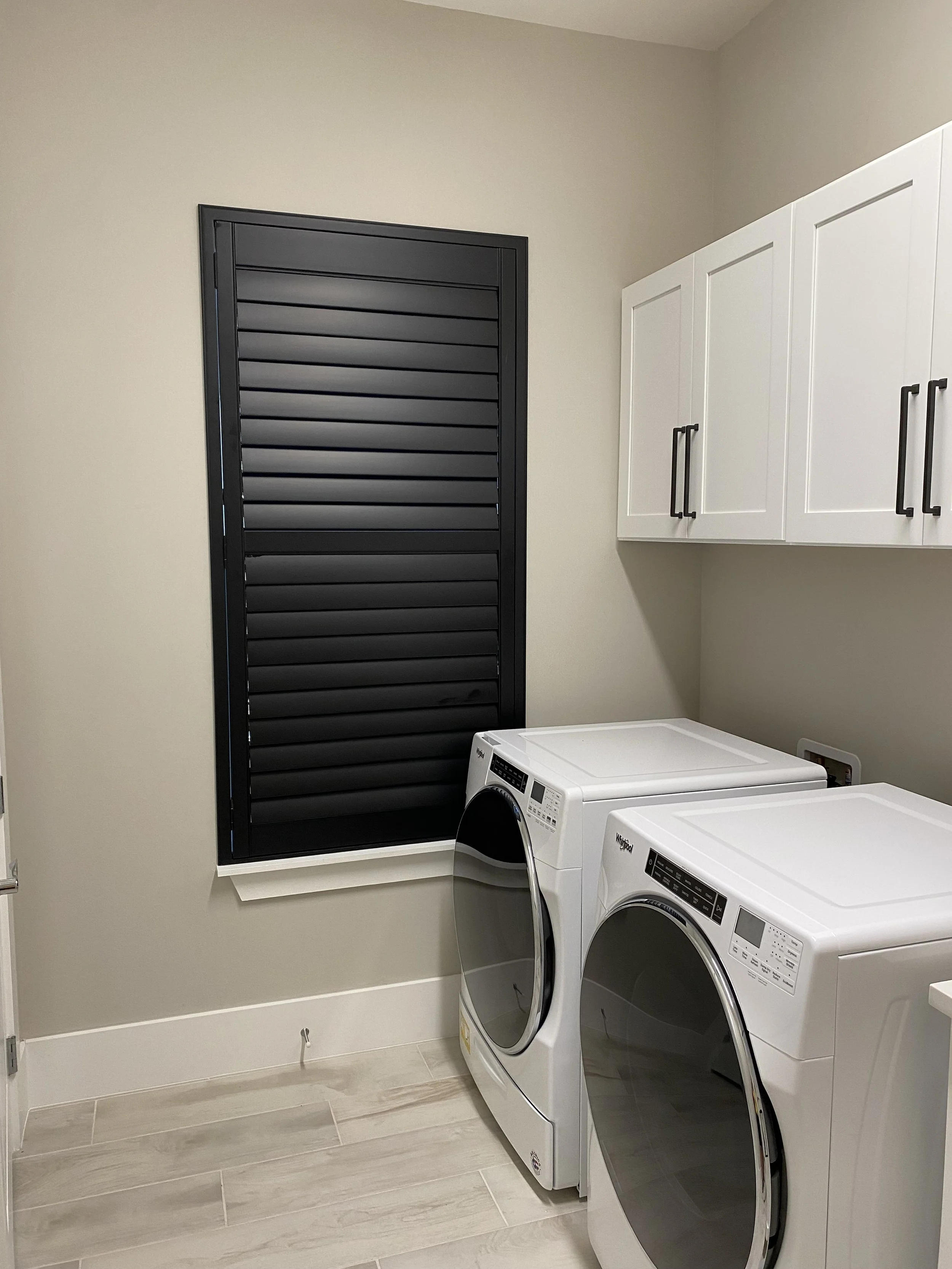Black painted shutters, Laundry room, Clearview.jpg