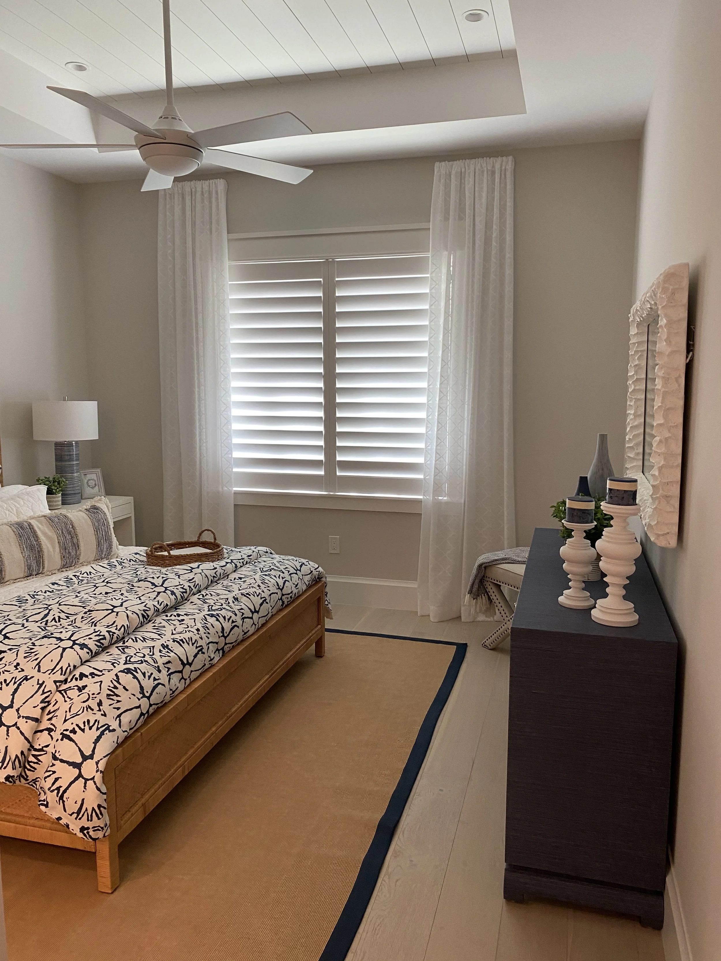 Clearview Bedroom 2 Panel Shutter 4.5 Louver Carpenter added extra trim around window.jpg